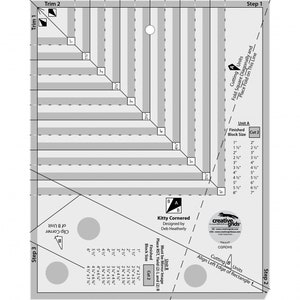 Creative Grids Kitty Cornered Ruler CGRDH5