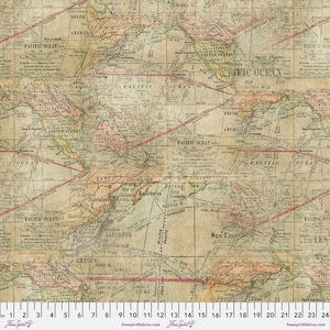 Embark Canvas Expedition CCTH001.Multi by Tim Holtz for Free Spirit Fabrics | Priced by the Half Yard