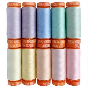 Tula Pink Unicorn Poop Thread Set by Aurifil for Tula Pink