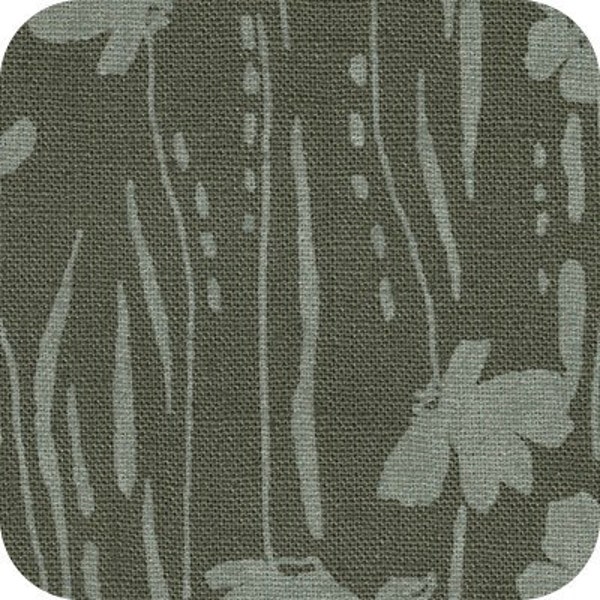 Around The Bend Linen Canvas | Noodlehead | Anna Graham | 20978-188 Pepper  Sold by the Half Yard