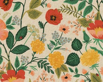 Rifle Paper Company Camont Canvas Botanical Floral NA4UC - Priced/Sold by the Half Yard