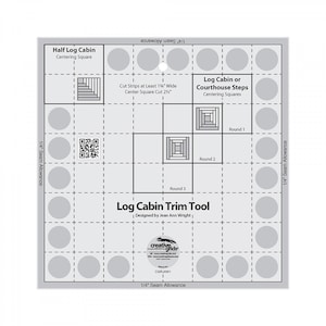Creative Grids Log CabinTrim Tool 8 Inch Finished CGRJAW1