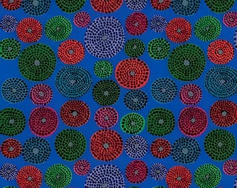 Discos Kaffe Fassett na cor azul PWGP193. Preço por meio metro.