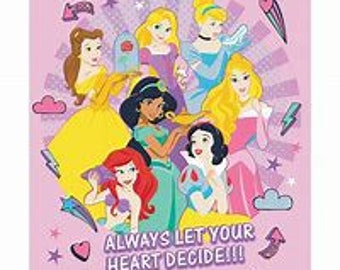 Disney Princess Power collection 85101603P color 1 Princesses Panel 36 x 44