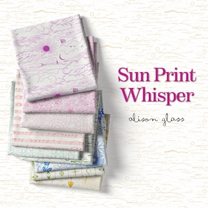 Quadrados de pingentes de vidro Sun Print Whisper by Alison | 42 quadrados sortidos de 12,7 cm