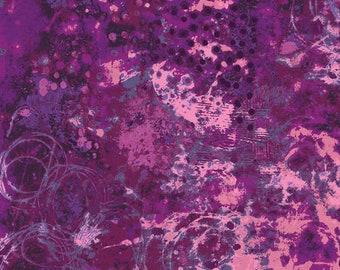 Spotted Graffiti by Marcia Derse for Windham Fabrics (Abstract Art Fabric) | 52814D-10 Spring Lilac | Priced/Sold in Half Yard Increments