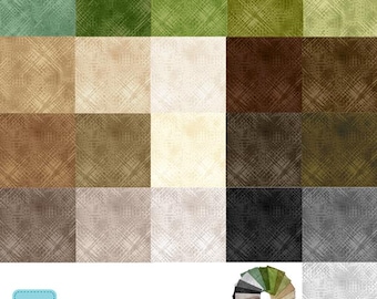 Vertex Earth Fat Quarter Bundle | 21 Prints