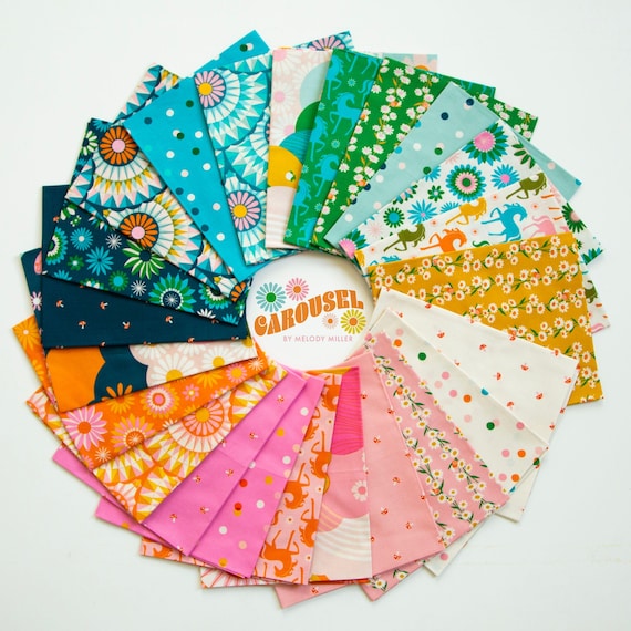 Carousel: Fat Quarter Bundle - 23 pcs Carousel: Fat Quarter Bundle - 23 pcs