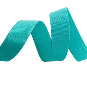Tula Pink Gurtband | Solide 2,5 cm Spirit/Teal | Nicht für Kinder unter 3 Jahren geeignet