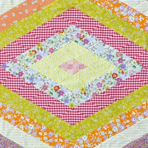 Projet de carte postale n° 17 Diamant à 60 degrés par Jen Kingwell