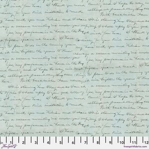 Palette Blue Script PWTH284.blue by Tim Holtz for Free Spirit | Priced by the Half Yard