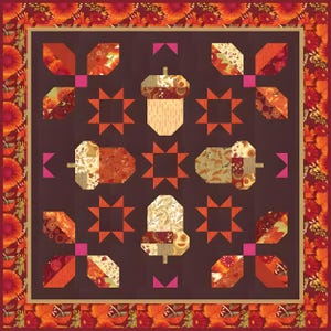 Fall Leaves Forest Frolic Quilt Kit by Robin Pickens for Moda | KIT48740 Moda