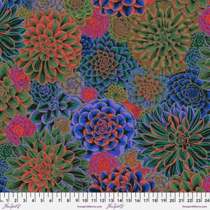 Kaffe Fassett PWPJ113 Dark House Leeks Priced/Sold by the Half Yard
