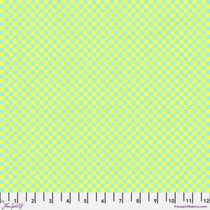 Untamed Check Please PWTP242.MOONBEAM by Tula Pink for Free Spirit | Priced by the Half Yard