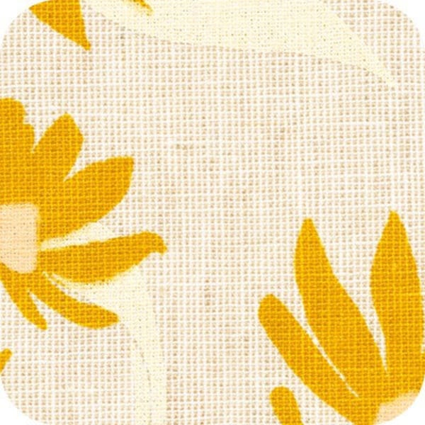 Around The Bend Linen Canvas | Noodlehead | Anna Graham | 20977-14 Natural  Sold by the Half Yard