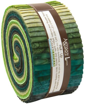 Artisan Batiks   Prisma Dyes Rainforest by Lunn Studios Roll Up RU-373-40