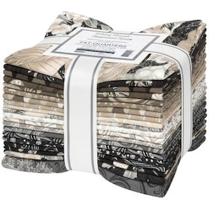 Fat Quarter Bundles Holiday Flourish-Peppermint Twist Graphite Colorstory by Studio RK -  2205-20 Prints