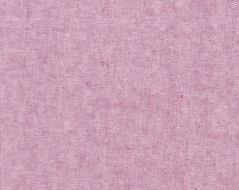 Essex Yarn Dyed Linen - Mauve E064-1219 von Robert Kaufman - Preis pro halber Meter