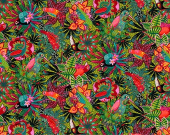 Tropicalism Caraces Tropical by Odile Bailloeul for Free Spirit | Priced/Sold by the Half Yard