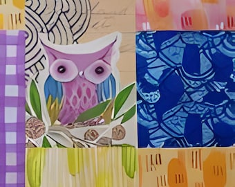 Well Owl Be Panel by Cori Dantini for Free Spirit Fabric PWCD021