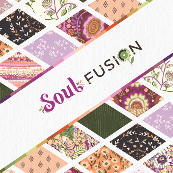 Soul Fusion Fat Quarter Bundle by Pat Bravo for Art Gallery Fabrics 10 Prints