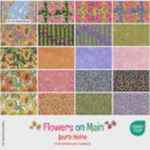Flowers on Main by Laura Heine Fat Quarter Bundle of 20 Prints for Windham Expected October 2025 for Preorder