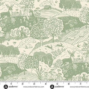 PREORDER : Wildwood Precut Fat Quarter Bundle by Makower for Andover Fabrics | Arriving Oct 2026 image 5