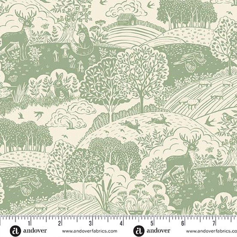 PREORDER : Wildwood Precut Fat Quarter Bundle by Makower for Andover Fabrics | Arriving Oct 2026 image 5