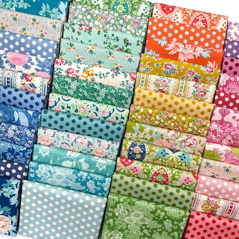 Tilda STASH Fat Quarter Bundle by Tilda 48 prints Etsy