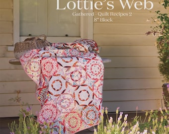 Lottie's Web 8" Acrylic Template Set | Pattern featured in Gathered - Quilt Recipes 2 by Jen Kingwell