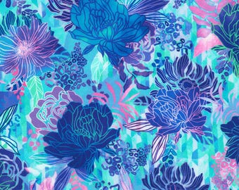 Wide Collection 21970 71 Lagoon 108" Wide Back from Robert Kaufman - Priced/Sold by the Half Yard