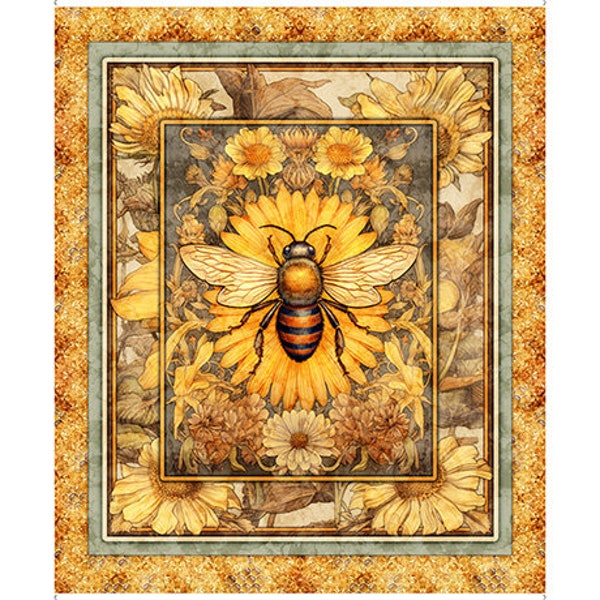 Preorder: Queen Bee Panel 36" x 44" 30481-S Arriving June 2024