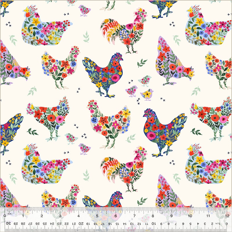 Chicken Fabric - Etsy