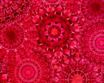 Jewelscape Medallion Fabric by Dan Morris – Quilting Treasures, Half Yard