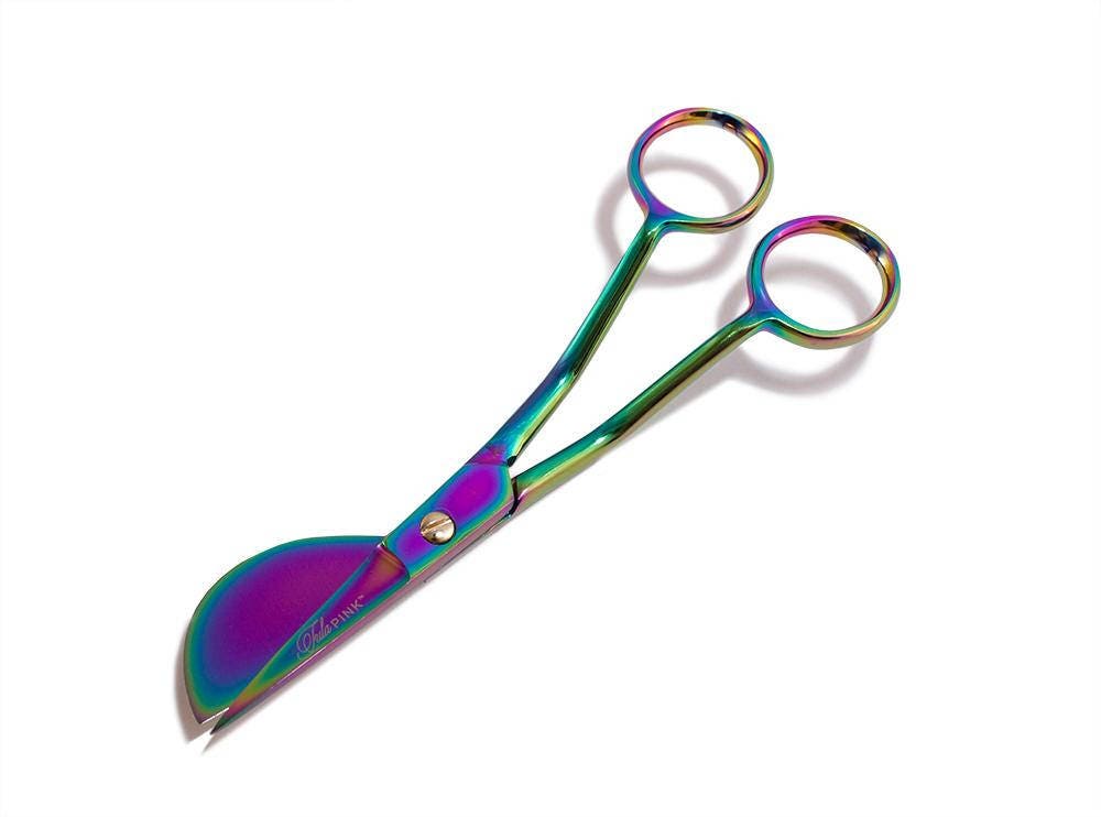 18 Pcs Mini Scissors Thread Tiny Scissors Colorful Travel Scissors Sewing  Small Scissors 2.56 x 1.65 Inch Embroidery Craft Scissors with Cover, 3