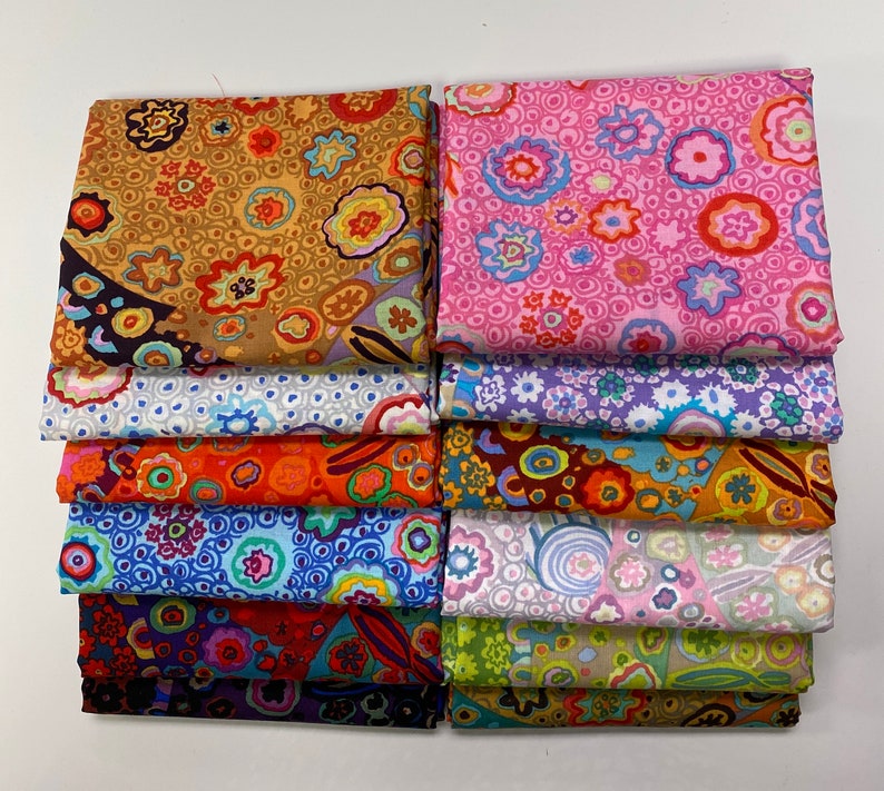 Kaffe Fassett MILLEFIORI Half Yard Fabric Bundle 12 Etsy