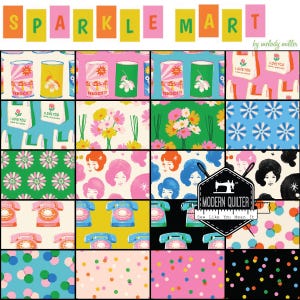 Preorder: Sparkle Mart Fat Quarter Bundle by Melody Miller for Ruby Star | 20 Prints | Shipping Sept 2026