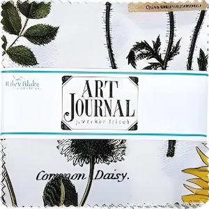 Art Journal Charm Squares by J. Wecker Fritsch für Riley Blake 42-5&quot; Squares