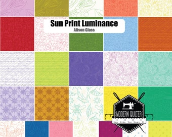 Sunprint Luminance Fat Quarter Bundle by Alison Glass - 27 Pieces