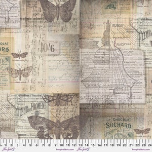 Embark Canvas Melange CCTH004.Neutral by Tim Holtz for Free Spirit Fabrics | Priced by the Half Yard