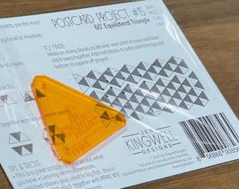 Postcard Project #15 60 Degree Triangle by Jen Kingwell