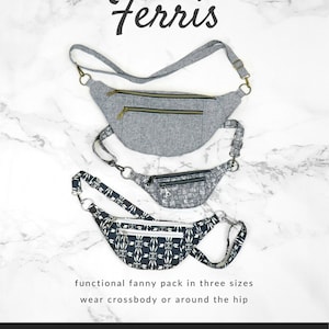 Ferris Bag Pattern by Sallie Tomato