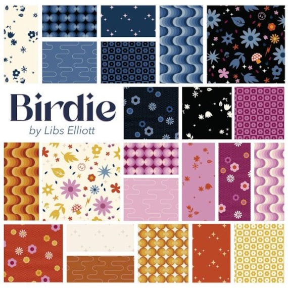 Birdie: Fat Quarter Bundle - 24 pcs Birdie: Fat Quarter Bundle - 24 pcs
