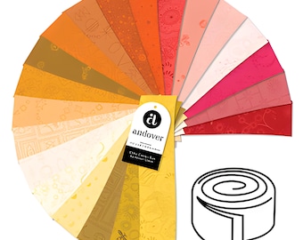 Sun Color Camp Fabric Strips Roll by Alison Glass for Andover -September 2026 Pre-Order