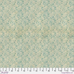 Teal Palette by Tim Holtz Tiny Print PWTH278.Teal | Priced by the Half Yard