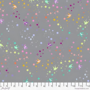 Graywork True Colors Fairy Dust in Shadow PWTP133 by Tula Pink | Priced by the Half Yard