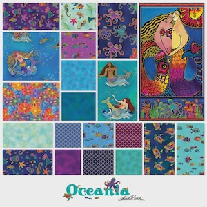 Preorder: Oceania 2.5&quot; Strips (Jelly Roll) by Laurel Burch Expected Dec. 2025