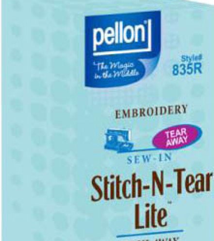 Print Stitch Dissolve Water Soluble Paper Stabilizer Pellon Wash