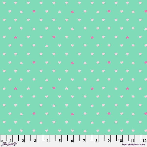 Besties Unconditional Love by Tula Pink PWTP221.meadow | Priced/Sold in Half Yard Increments