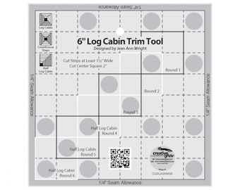 Creative Grids 6 Inch Log Cabin Trim Tool CGRJAWMN6